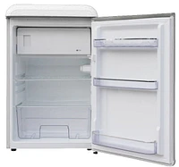 Epic 4.3 cu.ft. White Retro Compact Refrigerator