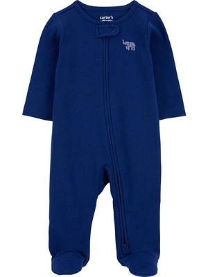 Carter's Child of Mine IB Sleep N Play - Éléphant bleu marine