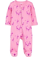 Carter's Child of Mine IG Sleep N Play - Pink Flamingo, PRE-9M