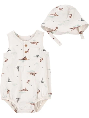 Ensemble de tenue 2 pièces Carter's Child of Mine IB - Voilier