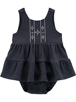 Robe Carter's Child of Mine IG - Broderie charbon de bois