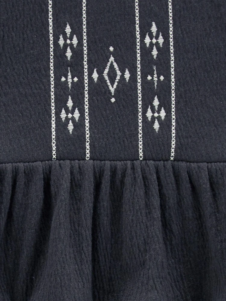 Robe Carter's Child of Mine IG - Broderie charbon de bois