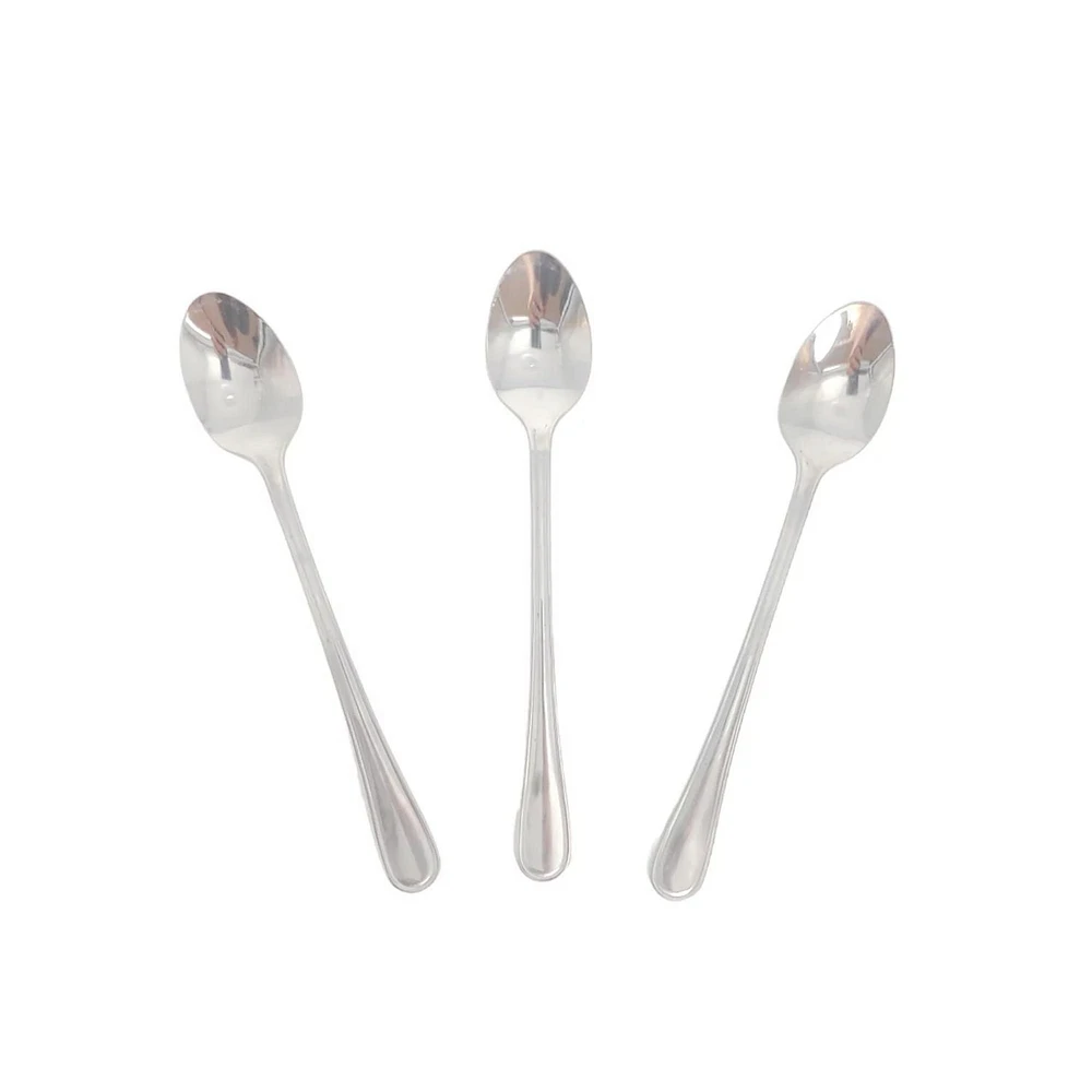 Mainstays 3-Piece Fleetline Iced Tea Spoon, Made of 18/0 stainless steel