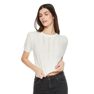 No Boundaries Women's Crochet Top