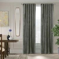 Sicily Room Darkening Dual Header Indoor Curtain