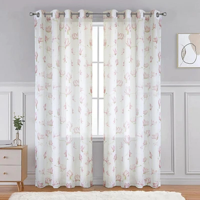 Monrovia Light Filtering Grommet Indoor Curtain