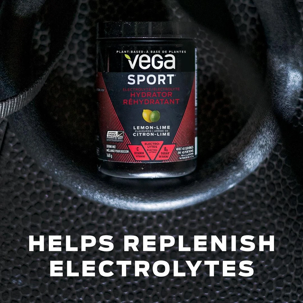 Vega Sport Electrolyte Rehydratant, Baies, 40 Portions, 148g 40 Portions
