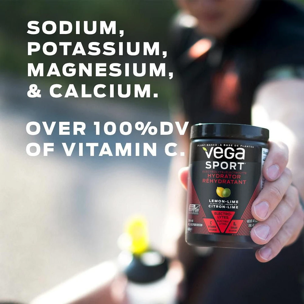 Vega Sport Electrolyte Rehydratant, Baies, 40 Portions, 148g 40 Portions
