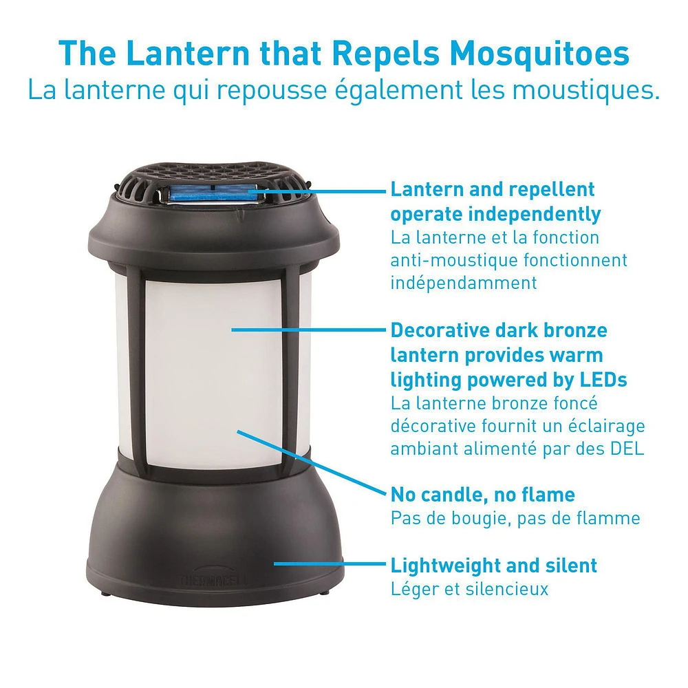 Thermacell Patio Shield Mosquito Repeller Lantern