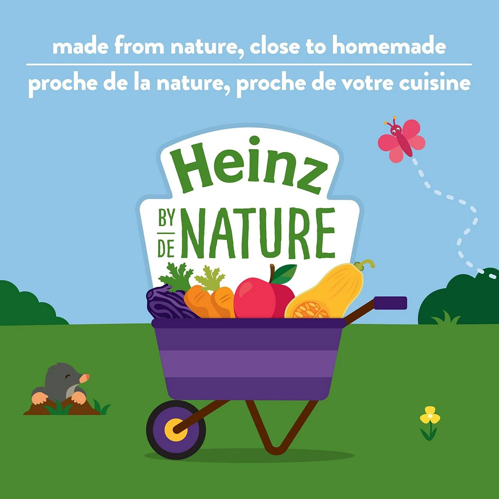 Heinz by Nature Organic Baby Food - Apple, Squash, Carrot & Prune Purée, 128mL