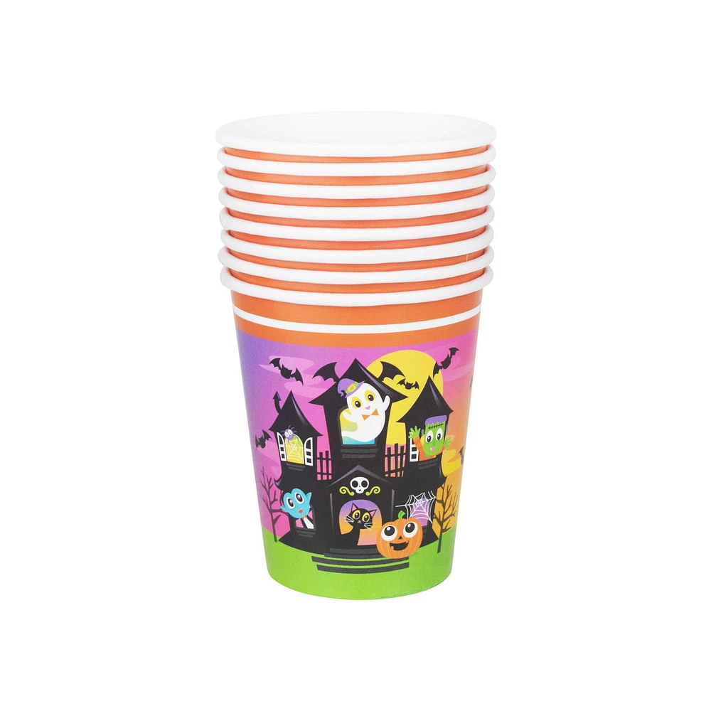 8ct paper cups - family house