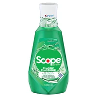 Crest Scope Classic Mouthwash, Original Mint, 1L