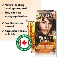 Garnier Belle Color Permanent Hair Dye, Natural results, up to 100% Grey Coverage