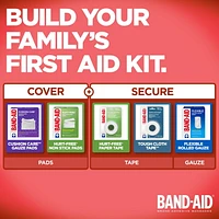 Compresses non adhérentes moyennes de marque BAND-AID® SANS DOULEUR®, 5 cm par 7,6 cm 10 unités