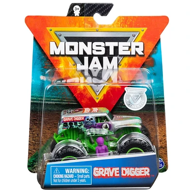 Monster Jam, Grave Digger 1:64 Scale Die-Cast Vehicle, Arena Favorites Series