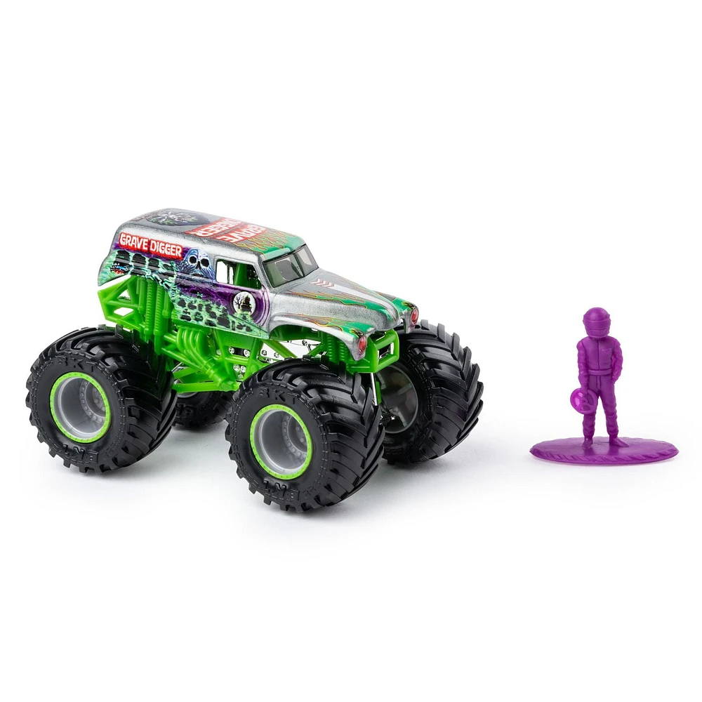 Monster Jam, Grave Digger 1:64 Scale Die-Cast Vehicle, Arena Favorites Series