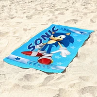 Sonic "Speed Class" Beach Towel, Sonic Beach Towel