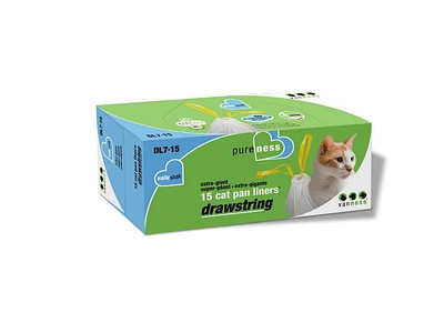 Van Ness Extra-Giant Drawstring Liner Valu-PaK(DL7-15), XL Drawstring Liner Valu-Pak