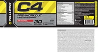 Cellucor C4 Pre-Workout Explosive Energy Fruit Punch Workout Supplements