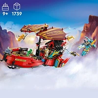 LEGO NINJAGO Destiny’s Bounty – race against time 71797 Building Toy  Features a Ninja Airship, 2 Dragons and 6 Minifigures, Gift for Boys and Girls Ages 9+ Who Love Ninjas and Dragons