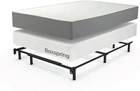 Zinus Michelle Compack Adjustable Steel Bed Frame, for Box Spring & Mattress Set, Fits Twin to Queen