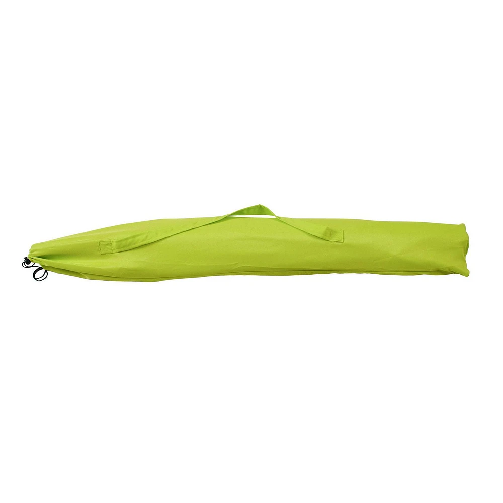CorLiving Parasol de plage portable de 7,5 pieds avec ancre de sable/saleté et sac de voyage – Parasol compact pour parasol, terrasse et pique-nique, solution de parasol d'été