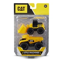 CAT Little Machines 2 Pk Dump Truck & Wheel Loader