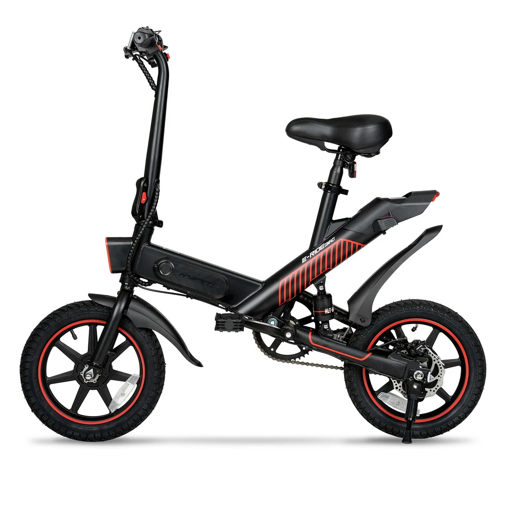 14In Hyper E-Ride Compact E-Bike 36V Black