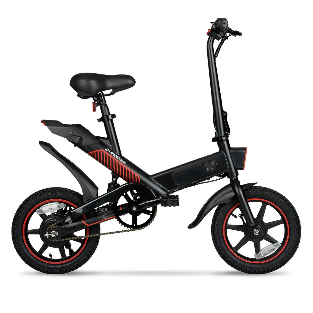 14In Hyper E-Ride Compact E-Bike 36V Black