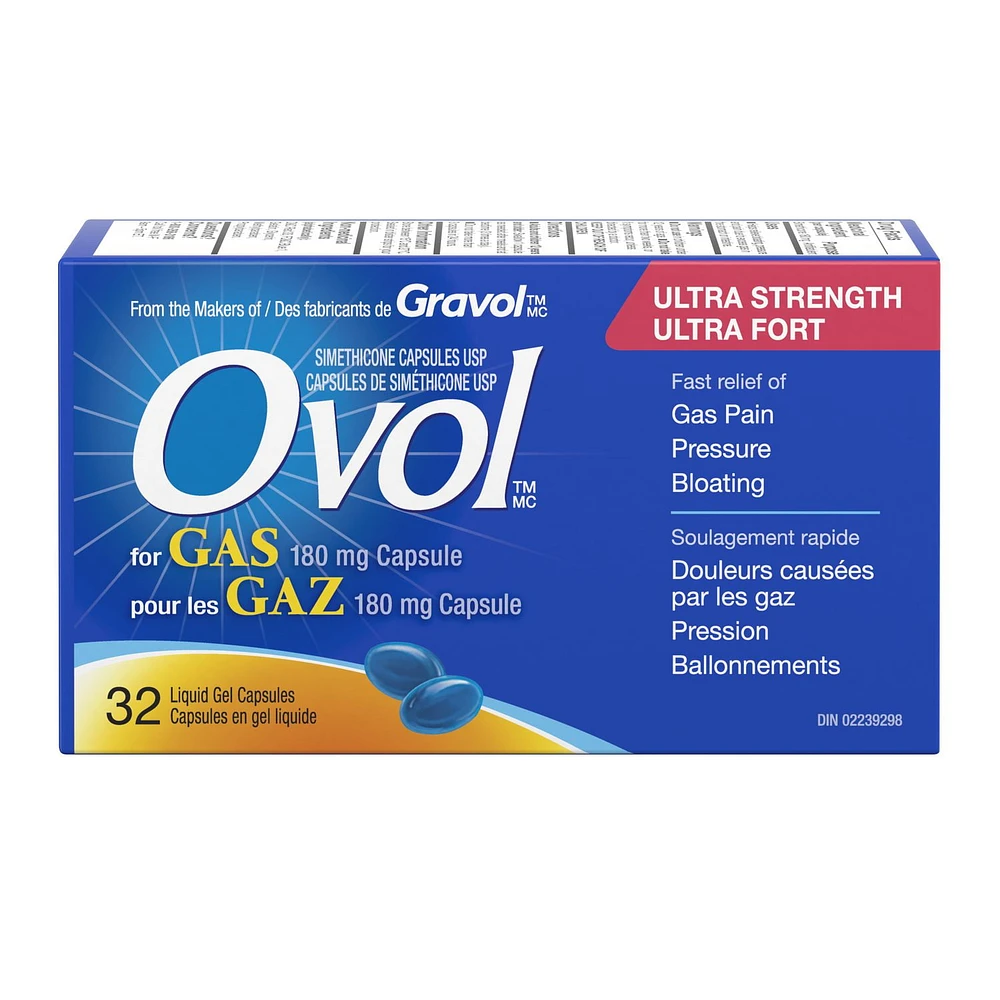 OVOL Ultra Strength 180mg Liquid Gel Capsules - 32 Liquid Gel Capsules, 180mg, 32 capsules