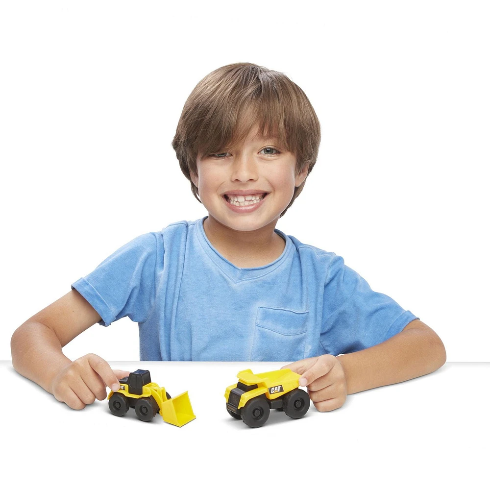 CAT Little Machines 2 Pk Dump Truck & Wheel Loader