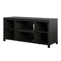 Home Trends Parsons TV Stand for TVs up to 50", True Black Oak, Parsons 50" TV Stand