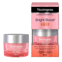 Neutrogena Bright Boost Gel Cream, Brightening Face Moisturizer with AHA, PHA, Mandelic Acid & Neoglucosamine for Brighter Skin & Anti Aging