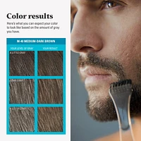 Just For Men Mustache And Beard Medium-Dark Brown Haircolour M-40, 1 piece