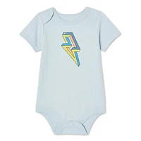 Cache-couche à manches courtes George pour bébés garçons