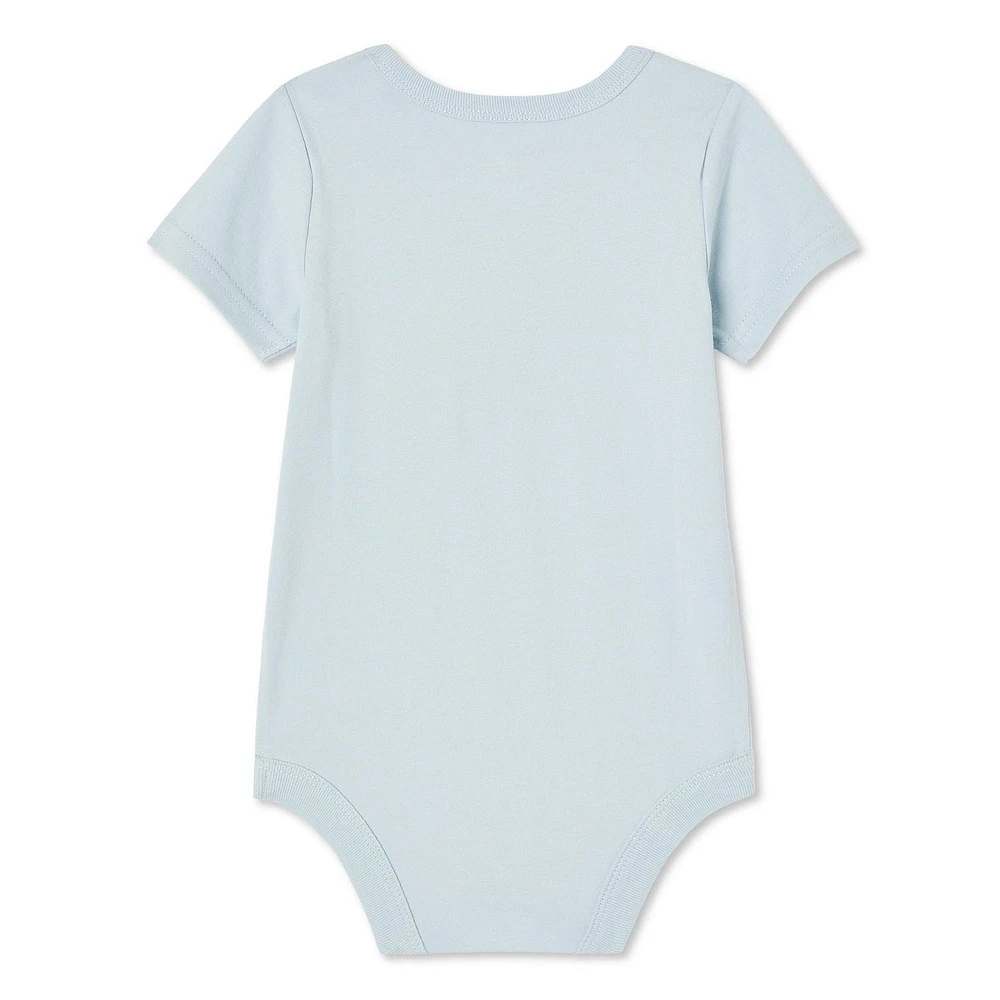 Cache-couche à manches courtes George pour bébés garçons