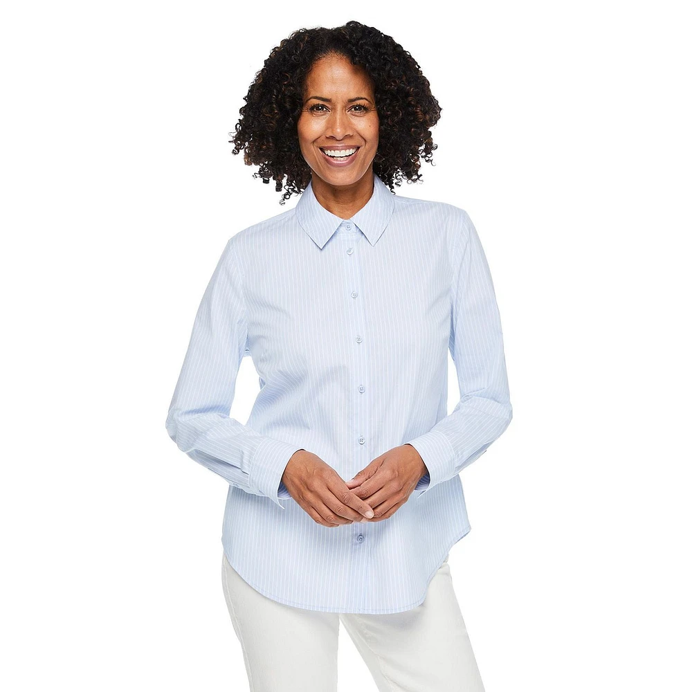 Iyla Women's Button-Down Shirt, Sizes 8-16