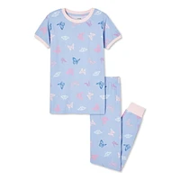 Pyjama 2 pièces George pour filles Tailles TP–TG