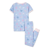 Pyjama 2 pièces George pour filles Tailles TP–TG