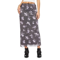 Jupe mi-longue Wild Skye pour femmes Tailles TP–TG