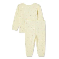 George Baby Girls' Pajama 2-Piece Set
