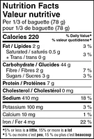 Baguette de style français Mon marché fraîcheur 235 g