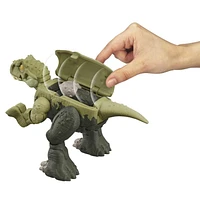 Jurassic World Dinosaur to Dinosaur Transforming Toy, Double Danger Tyrannosaurus Rex & Ankylosaurus