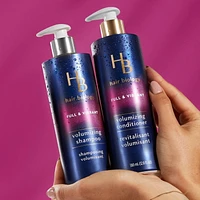 Shampooing volumisant Hair Biology avec biotine pour cheveux clairsemés, plats et fins, combat les cassures et ravive les nutriments 380 ml