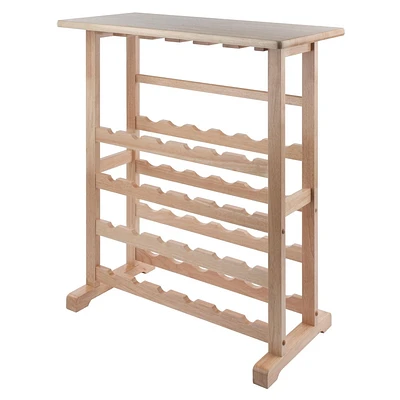 Winsome Vinny 24-Bottle Wine Rack, Natural - 83024