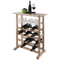 Winsome Vinny 24-Bottle Wine Rack, Natural - 83024