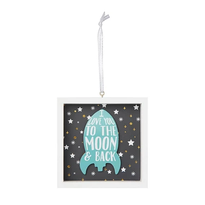 Holiday Time Love You To The Moon Ornament