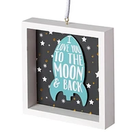 Holiday Time Love You To The Moon Ornament