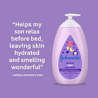 Johnson's Baby Bedtime Moisturizing Lotion and Cream for Dry Skin, 800 mL