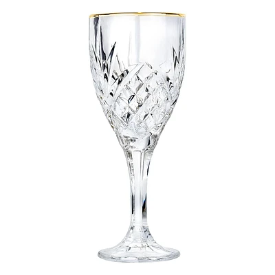 Ashford Gold Wine Glass 300 ml, Set of 4